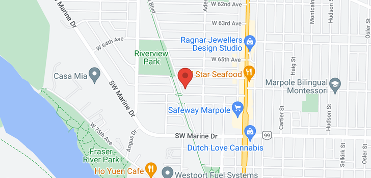 map of 1685 W 68TH AVENUE